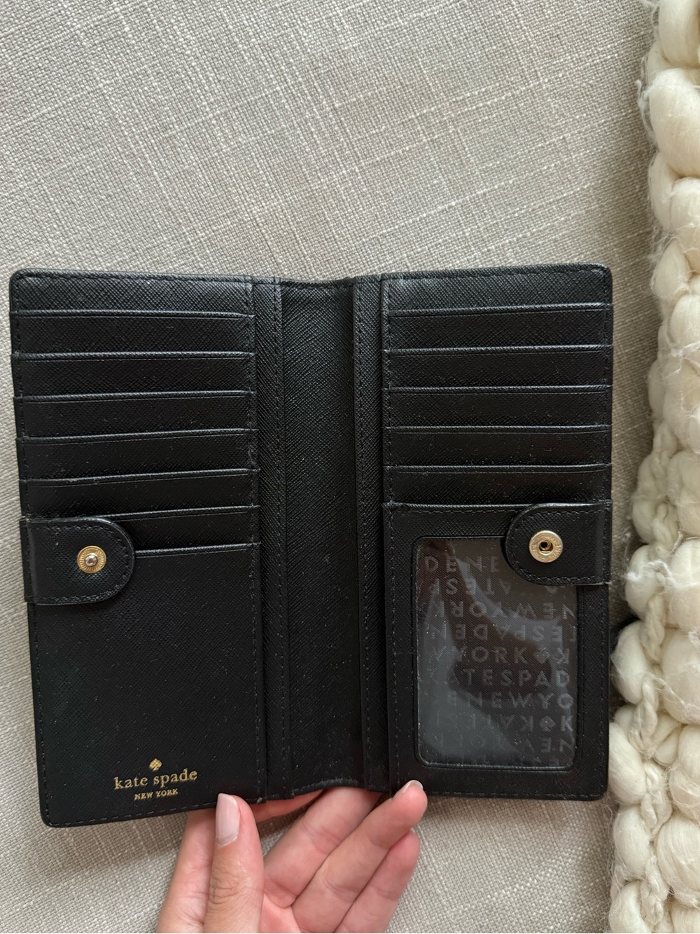 Kate Spade Black Wallet - Picture 3 of 4